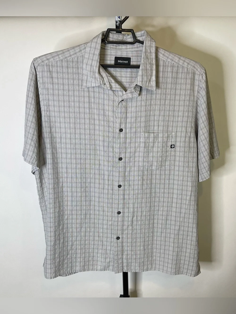 Marmot Plaid Short Sleeve Shirt Size XXL Men’s